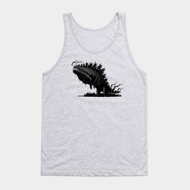 Whalezilla Tank Top by JimBryson